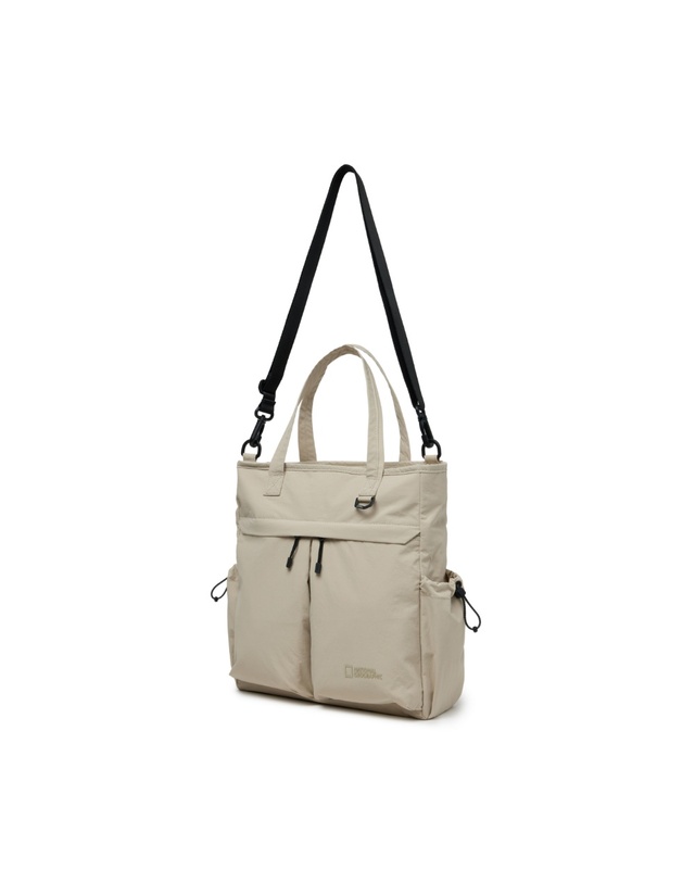 내셔널지오그래픽 키즈 내셔널지오그래픽키즈 K255KTO180 어드벤쳐 토트백 BEIGE 착용컷