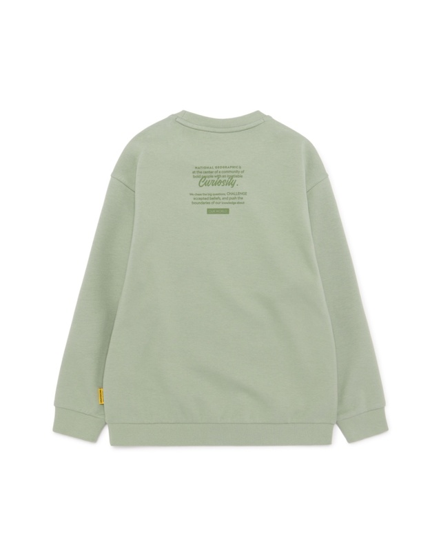 내셔널지오그래픽 키즈 내셔널지오그래픽키즈 K251UPB910 맨투맨 SET LIGHTKHAKI 착용컷