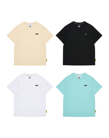 [최대 20% 쿠폰 혜택] K255UTS920 스몰로고 반팔티 4종택 1