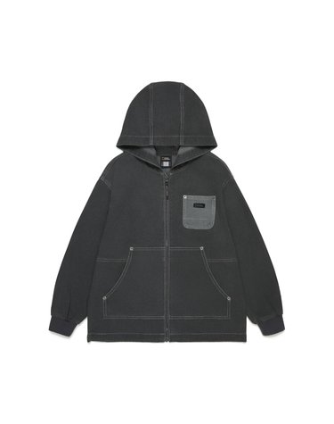 [최대 20% 쿠폰 혜택] K253UJP820 어드벤처 후디 풀집업 점퍼 D/GREY