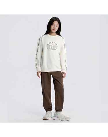 [최대 20% 쿠폰 혜택] K253UPB910 맨투맨 상하 SET IVORY