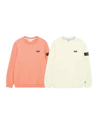 K224USW940 컨셉 그래픽 맨투맨 티셔츠 2종택1