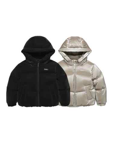 [최대 20% 쿠폰 혜택] K254GDW910 여아 글라리스 덕 다운 점퍼 2종택1