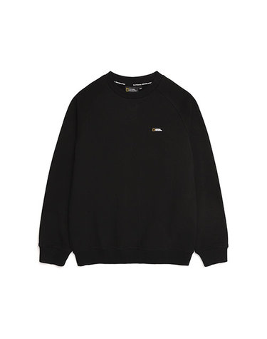 [최대 20% 쿠폰 혜택] N213KSW030 펭귄컨셉 맨투맨 티셔츠 CARBON BLACK