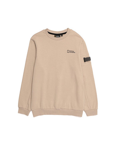 [최대 20% 쿠폰 혜택] N214KSW210 포셔 스페이스 아트웍 맨투맨(기모) BEIGE