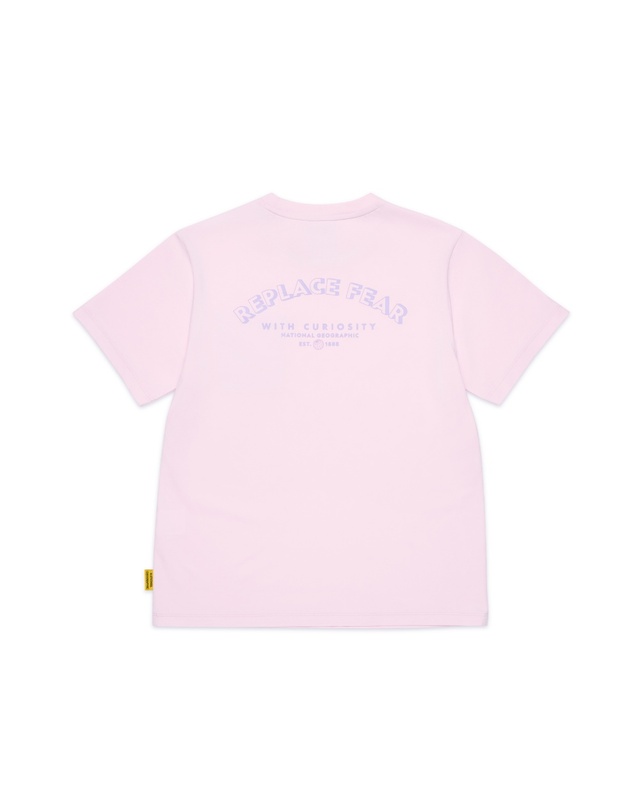 내셔널지오그래픽 키즈 내셔널지오그래픽키즈 K252UPB910 5부 상하 SET LPINK 착용컷