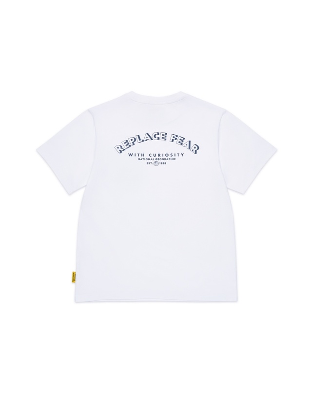 내셔널지오그래픽 키즈 내셔널지오그래픽키즈 K252UPB910 5부 상하 SET WHITE 착용컷