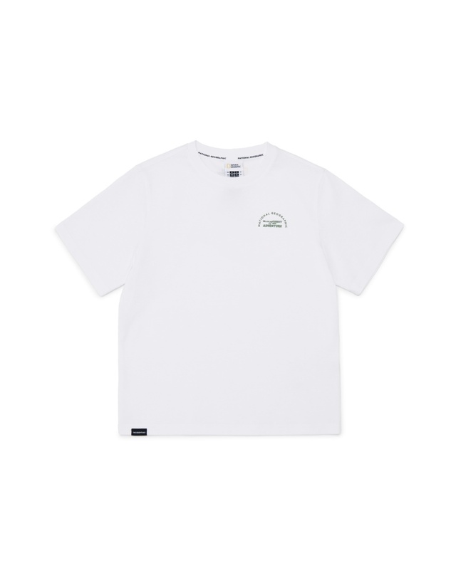 내셔널지오그래픽 키즈 내셔널지오그래픽키즈 [온라인전용] K252UPB901 5부 상하 SET WHITE 착용컷