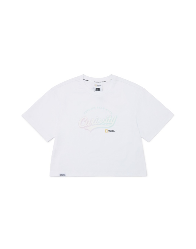 내셔널지오그래픽 키즈 내셔널지오그래픽키즈 K252GPB920 여아 4부 상하 SET WHITE 착용컷