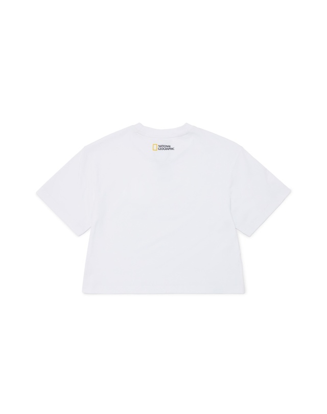 내셔널지오그래픽 키즈 내셔널지오그래픽키즈 K252GPB920 여아 4부 상하 SET WHITE 착용컷