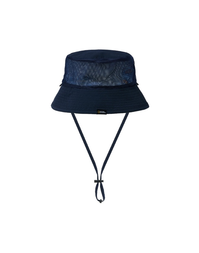 내셔널지오그래픽 키즈 내셔널지오그래픽키즈 K252KHA100 리버서블 메쉬햇 NAVY 착용컷
