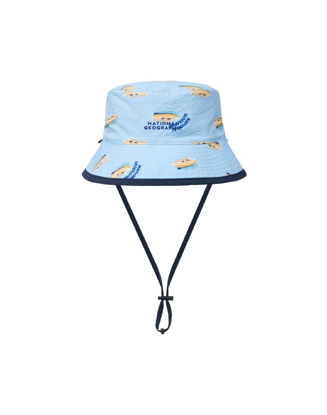 내셔널지오그래픽 키즈 내셔널지오그래픽키즈 K252KHA100 리버서블 메쉬햇 NAVY 착용컷