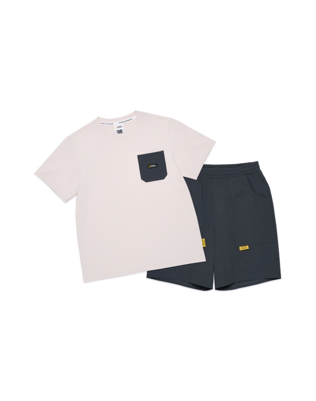 내셔널지오그래픽 키즈 내셔널지오그래픽키즈 K252UPB910 5부 상하 SET 5종택 1 착용컷