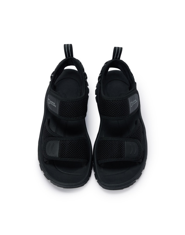 내셔널지오그래픽 키즈 내셔널지오그래픽키즈 K252KSD322 아델리 샌들 BLACK 착용컷