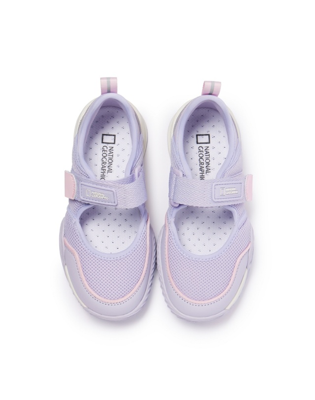 내셔널지오그래픽 키즈 내셔널지오그래픽키즈 K252KSD324 뉴 라보카 MJ V2 LAVENDER 착용컷