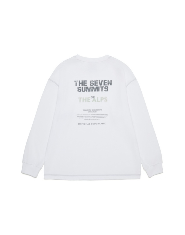 내셔널지오그래픽 키즈 내셔널지오그래픽키즈 K253UTS810 어드벤처 싱글 티셔츠 WHITE 착용컷