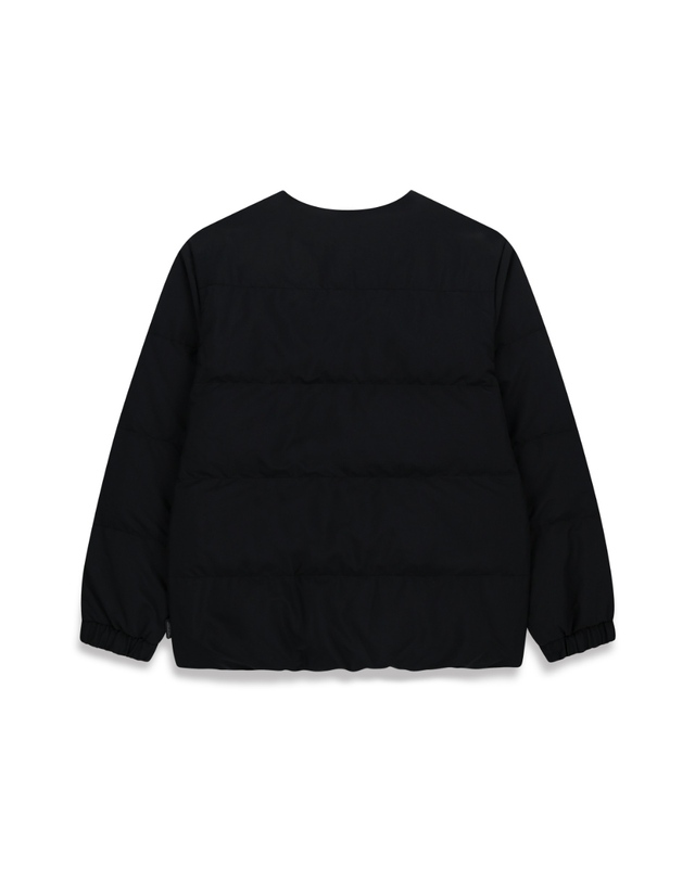 내셔널지오그래픽 키즈 내셔널지오그래픽키즈 K254UDW970 헤론 경량 구스 다운 점퍼 CARBON BLACK 착용컷