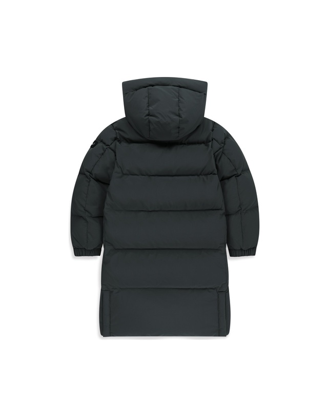 내셔널지오그래픽 키즈 내셔널지오그래픽키즈 K254UDW990 카이만 롱 구스 다운 점퍼 GREY 착용컷