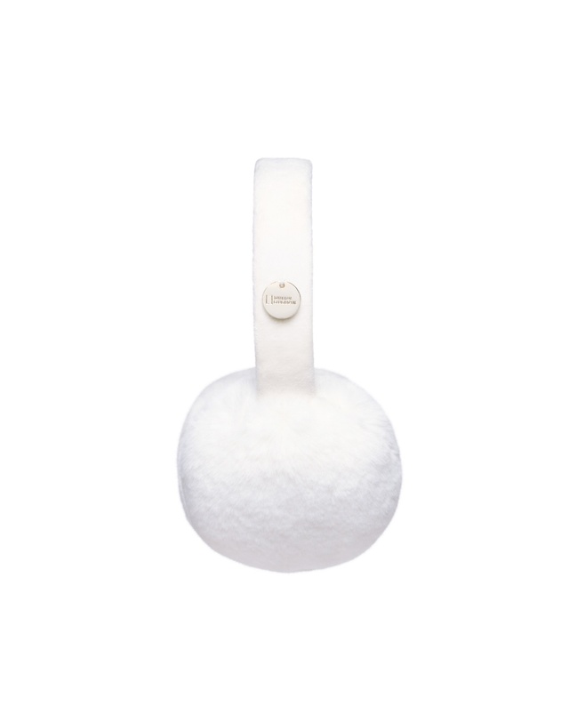 내셔널지오그래픽 키즈 내셔널지오그래픽키즈 K254KAC010 여아 이어워머 WHITE 착용컷