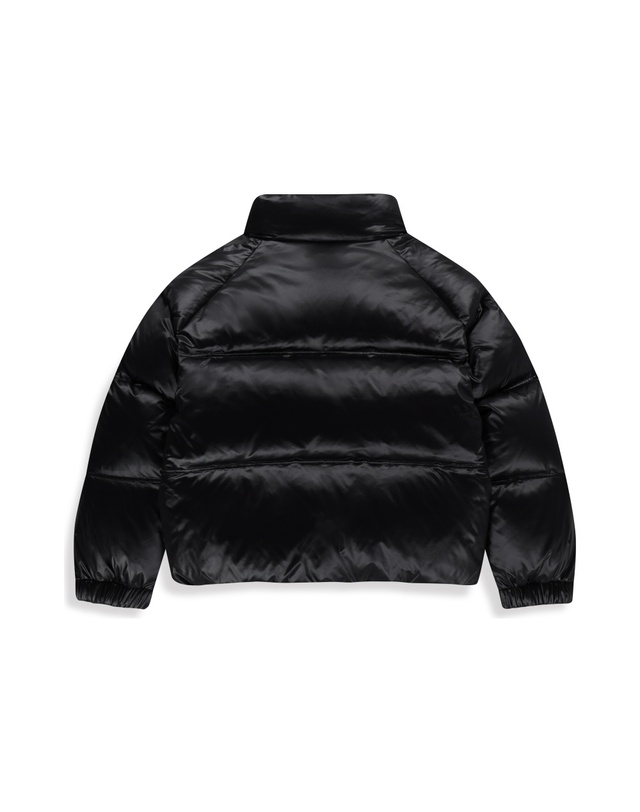 내셔널지오그래픽 키즈 내셔널지오그래픽키즈 K254UDW960 글로시 덕 다운 점퍼 CARBON BLACK 착용컷