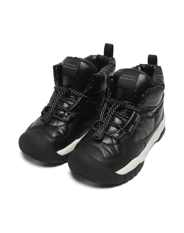 내셔널지오그래픽 키즈 내셔널지오그래픽키즈 K254KWT321 두들 부츠 BLACK 착용컷