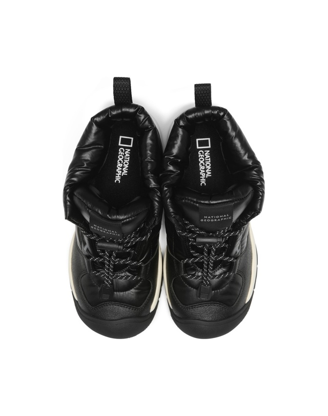 내셔널지오그래픽 키즈 내셔널지오그래픽키즈 K254KWT321 두들 부츠 BLACK 착용컷