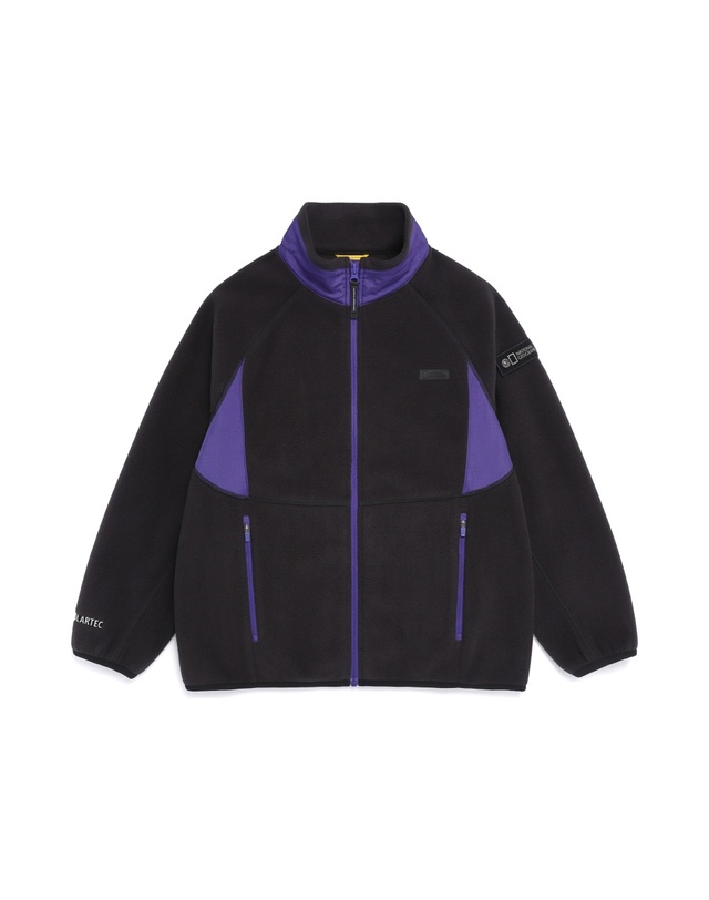 내셔널지오그래픽 키즈 내셔널지오그래픽키즈 K254UFJ810 [POLARTEC] 스탠드넥 플리스 자켓 2종택1 착용컷