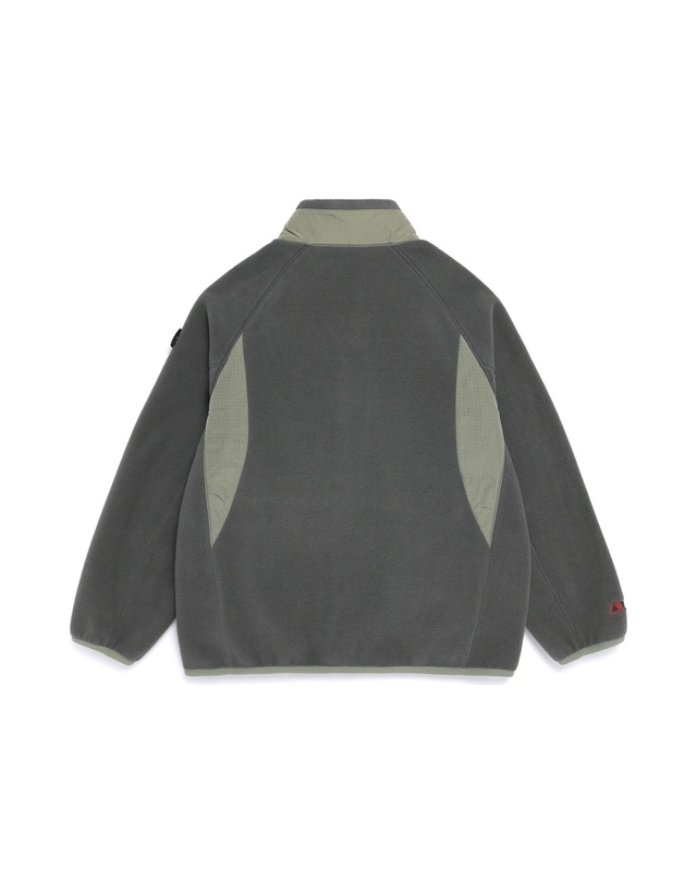 내셔널지오그래픽 키즈 내셔널지오그래픽키즈 K254UFJ810 [POLARTEC] 스탠드넥 플리스 자켓 KHAKI 착용컷