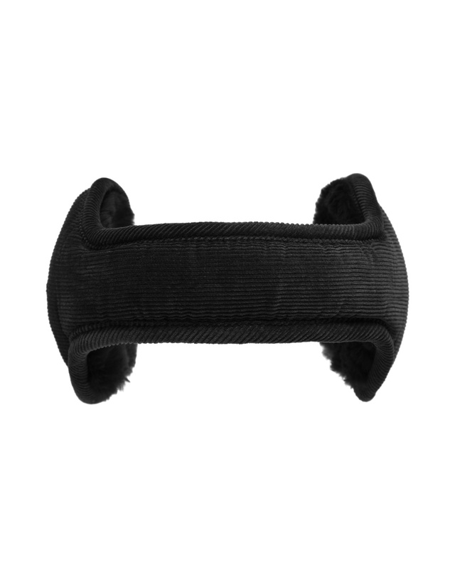 내셔널지오그래픽 키즈 내셔널지오그래픽키즈 K254KAC020 코듀로이 이어워머 BLACK 착용컷