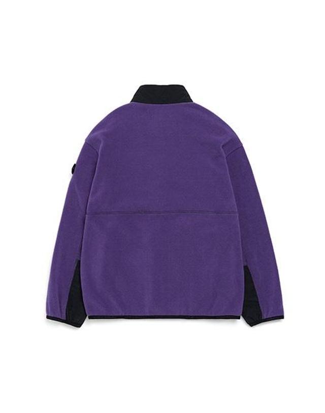 내셔널지오그래픽 키즈 내셔널지오그래픽키즈 N214KFT240 FLEECE 트레이닝 F-ZIP PURPLE 착용컷