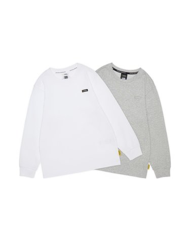 [최대 20% 쿠폰 혜택] K265UPA910 스몰로고 2 PACK 긴팔 티셔츠 M/GREY