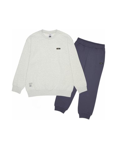 K265UPB910 맨투맨 SET WHITE MELANGE