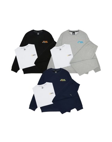 [온라인전용] K265UPB901 맨투맨 3PCS SET 3종택1