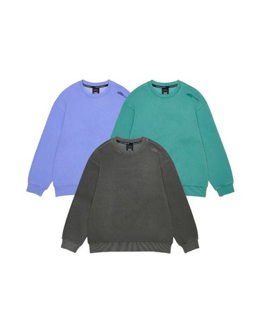[최대 20% 쿠폰 혜택] K261USW830 어드벤처 피그먼트 맨투맨 3종택1
