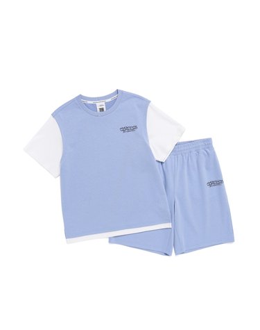 [최대 20% 쿠폰 혜택] K262UPB920 레이어드 상하 SET BLUE LAVENDER