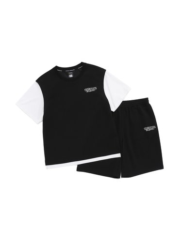 [최대 20% 쿠폰 혜택] K262UPB920 레이어드 상하 SET CARBON BLACK