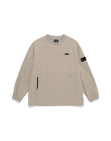[최대 20% 쿠폰 혜택] K243USW210 어드벤처 매너티 우븐 맨투맨 GRAYBEIGE
