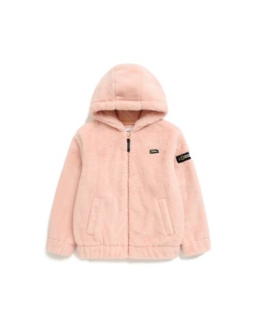 [최대 20% 쿠폰 혜택] K234UFJ020 페이크퍼 후드 자켓 APRICOT