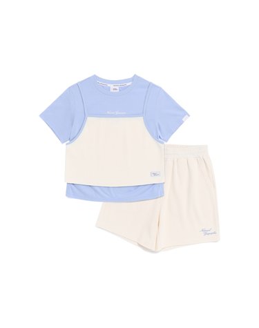 [최대 20% 쿠폰 혜택] K262GPB910 여아 레이어드 3PCS SET ICE BLUE