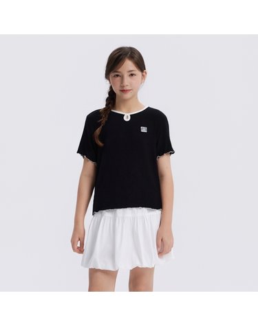 [최대 20% 쿠폰 혜택] K262GTS910 여아 데일리 반팔 티셔츠 CARBON BLACK