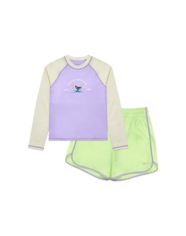 [최대 20% 쿠폰 혜택] K262GRG620 여아 래쉬가드 세트 LILAC