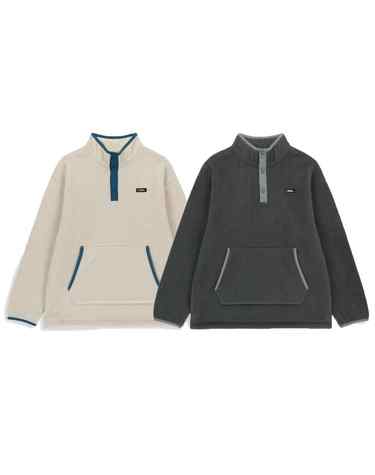 [최대 20% 쿠폰 혜택] K254USW070 마이크로플리스 반집업 (기모) 2종택1