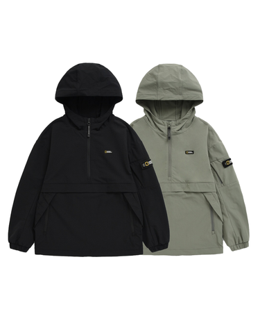 [최대 20% 쿠폰 혜택] K233UFT120 우븐 베이직 아노락 2종택1
