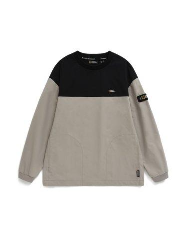 [최대 20% 쿠폰 혜택] K233USW110 판테라 우븐 맨투맨 GRAY BEIGE