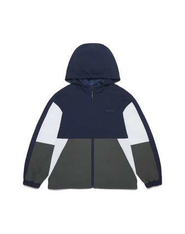 [최대 20% 쿠폰 혜택] K253UJP030 컬러블럭 바람막이 점퍼 NAVY
