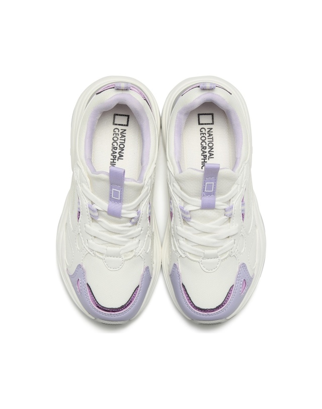 내셔널지오그래픽 키즈 내셔널지오그래픽키즈 K265KSN040 하이킥 키즈 LAVENDER 착용컷