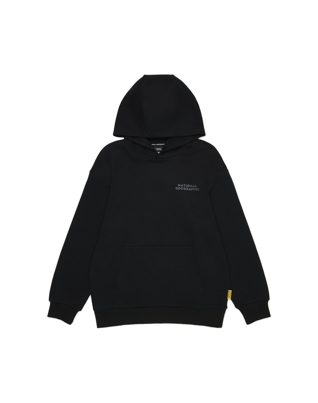 내셔널지오그래픽 키즈 내셔널지오그래픽키즈 K265UHD910 스몰로고 후디 2종택1 착용컷
