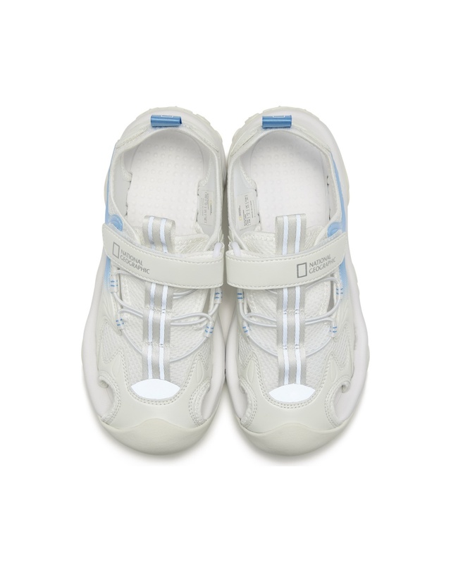 내셔널지오그래픽 키즈 내셔널지오그래픽키즈 K262KSD380 블릿츠 샌들 레인보우 V2 BLUE 착용컷