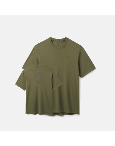 Rab 포스 스탬프 티 Olive