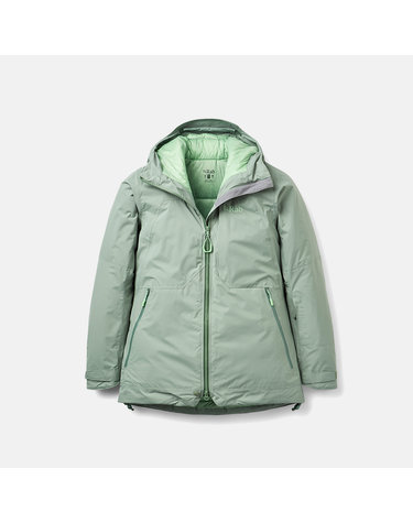 Rab 옵티컬 다운 자켓(여) Dark Fig Green